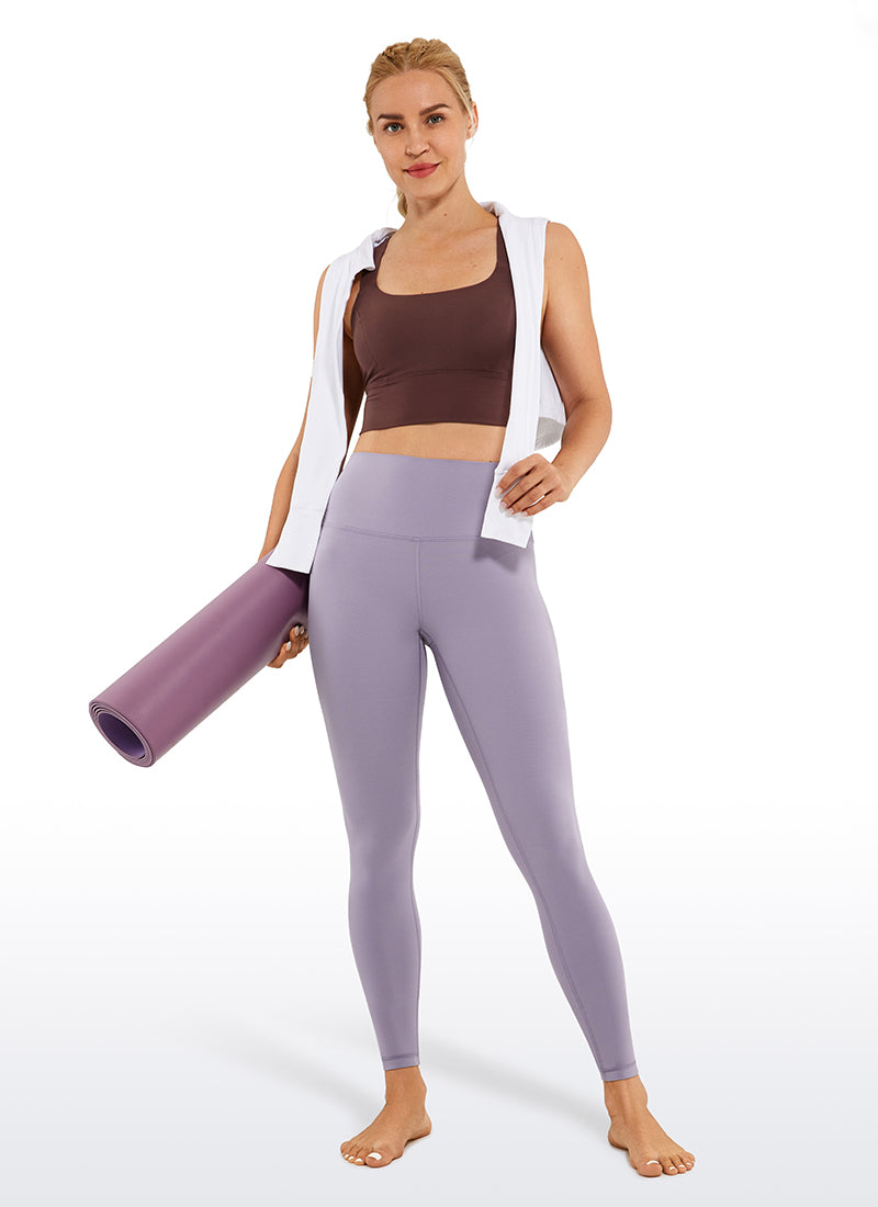 CRZ YOGA Women's Yoga Lounge High Rise Butterluxe Yoga Leggings 25'' Lavender Mist