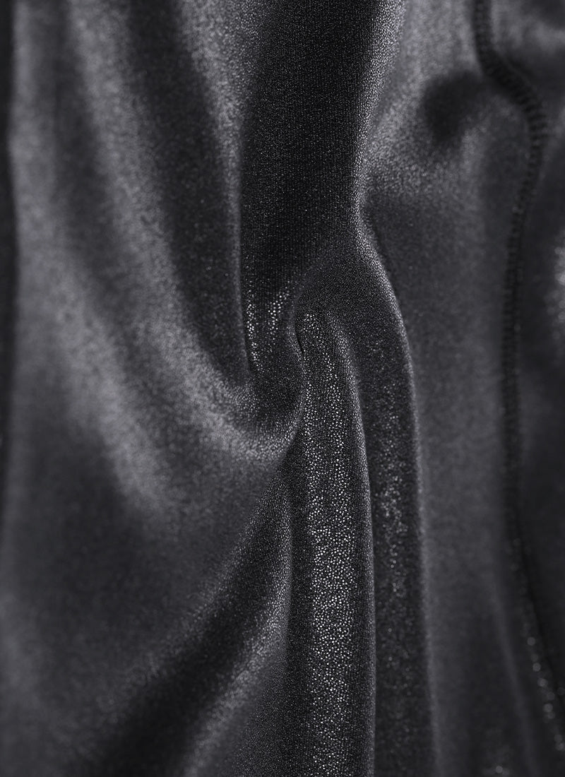 CRZ YOGA Women Butterluxe Matte Faux Leather Leggings 25'' Black Classic Leather