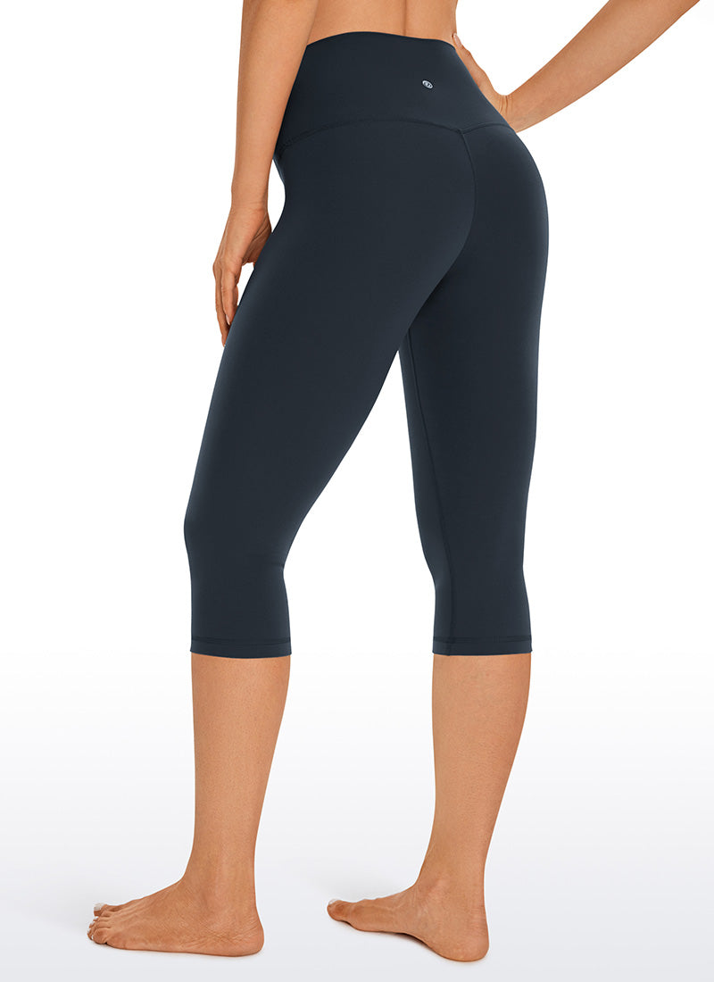 CRZ YOGA Women's Yoga Lounge High Rise Butterluxe Yoga Leggings 17'' True Navy