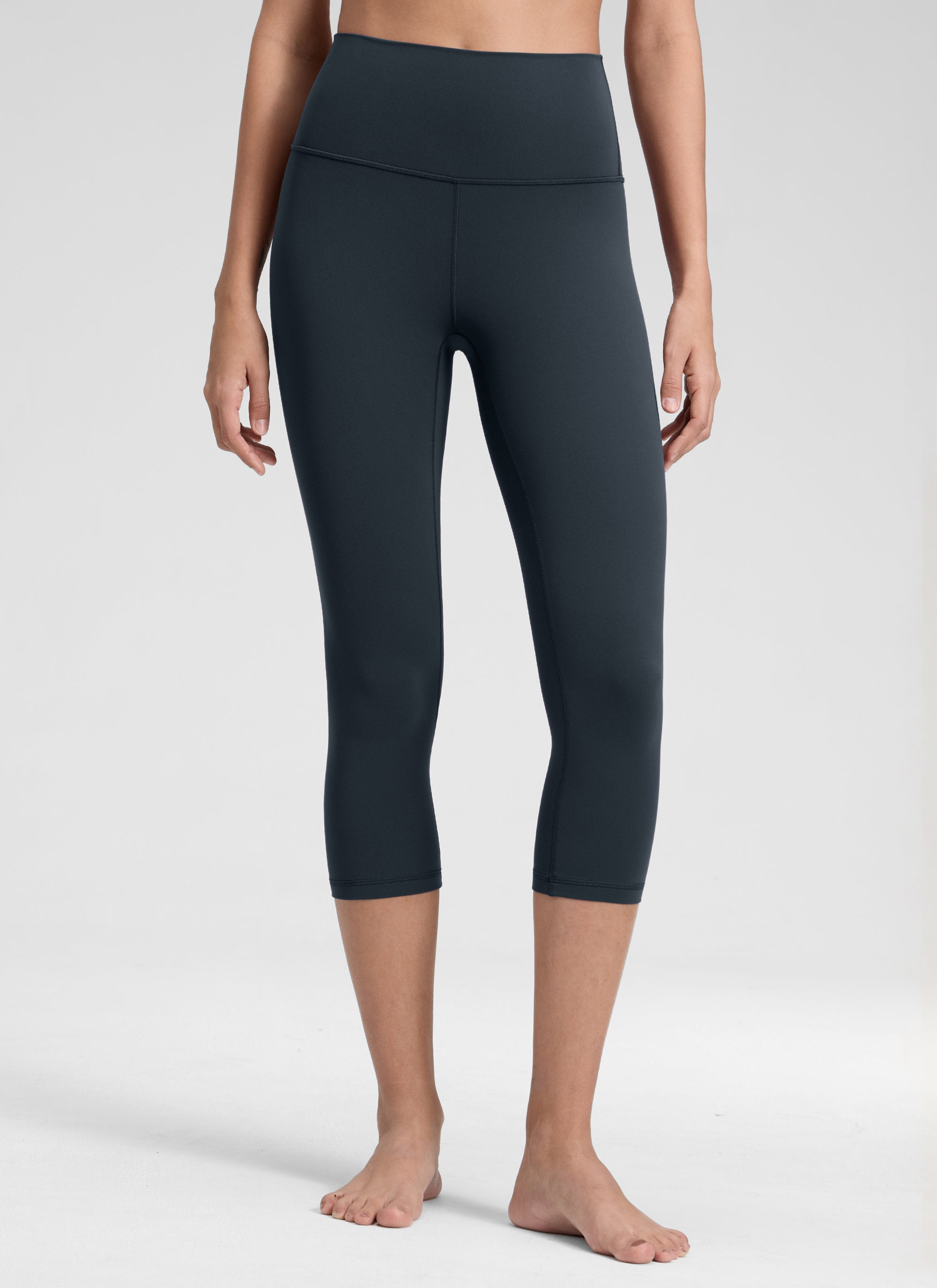 CRZ YOGA Women's Yoga Lounge High Rise Butterluxe Yoga Leggings 19'' True Navy