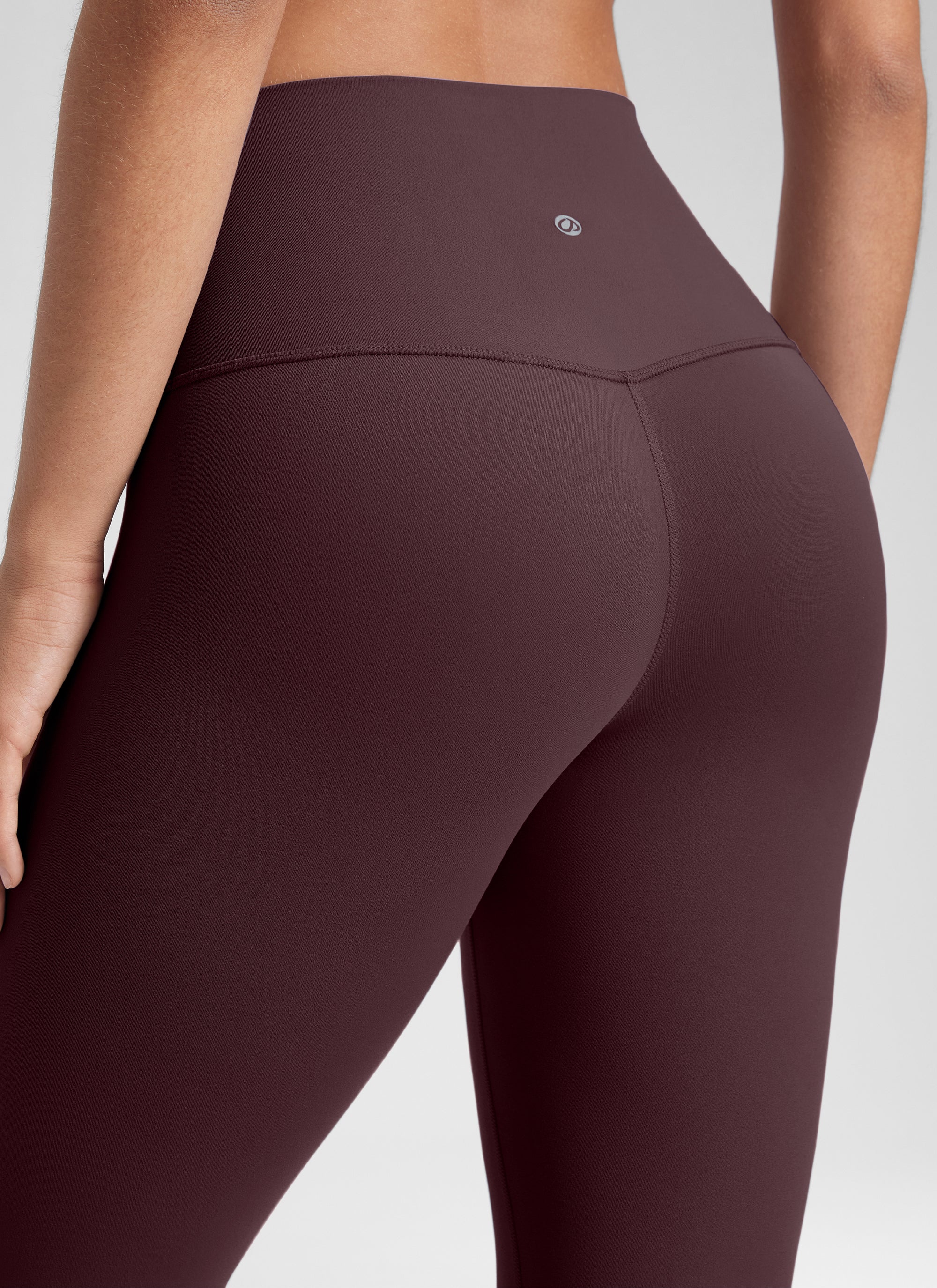 CRZ YOGA Women's Yoga Lounge High Rise Butterluxe Yoga Leggings 28'' Ripe Plum @model_info:Winama