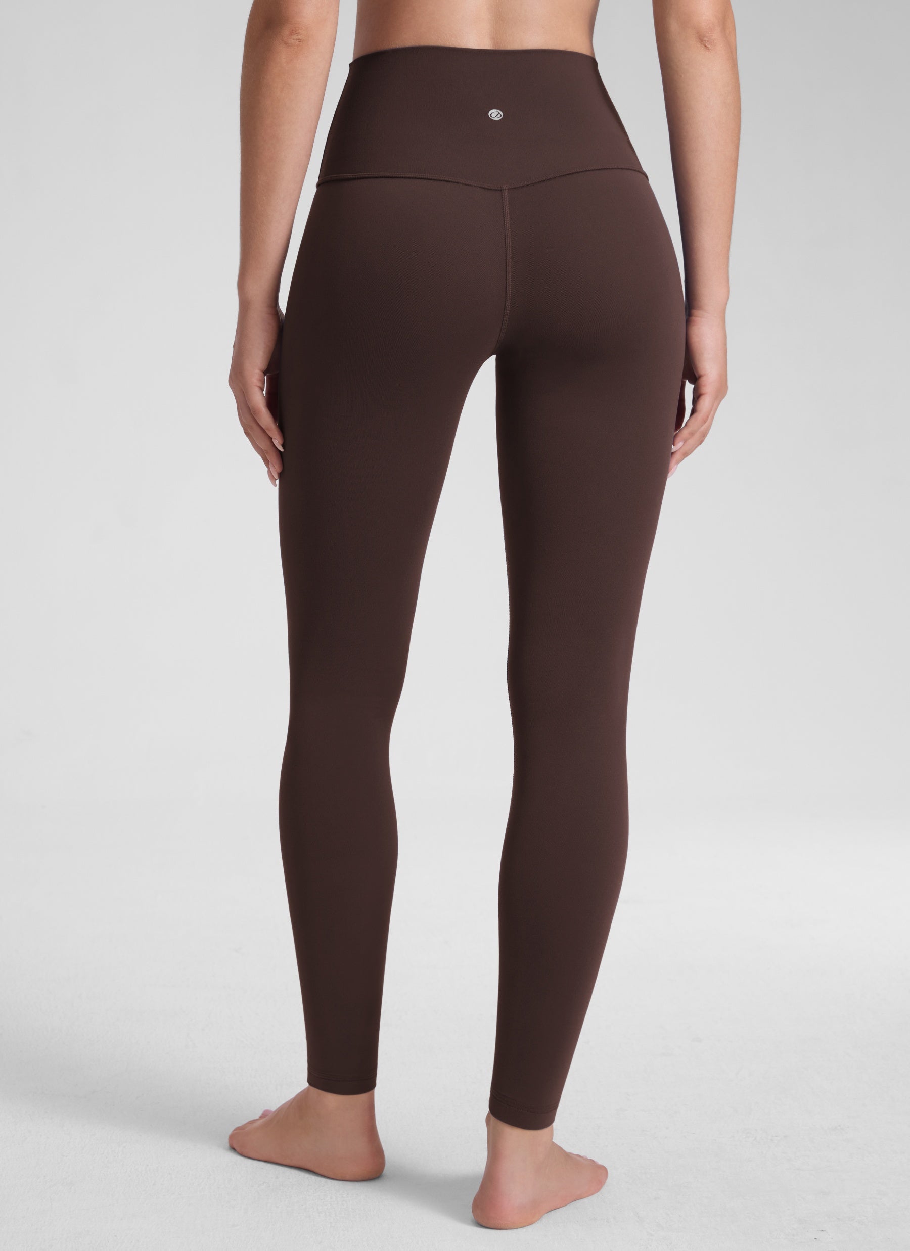 CRZ YOGA Women's Yoga Lounge High Rise Butterluxe Yoga Leggings 30'' Hot Fudge Brown