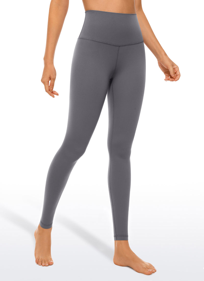 CRZ YOGA Women's Yoga Lounge High Rise Butterluxe Yoga Leggings 30'' Dark Carbon