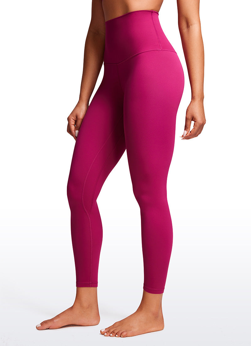 CRZ YOGA Women's Lounge Super High Rise Butterluxe Yoga Leggings 25'' Magenta Purple