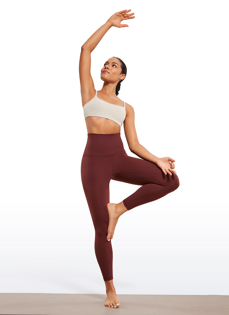 CRZ YOGA Women's Lounge Super High Rise Butterluxe Yoga Leggings 25'' Noctilucence Red