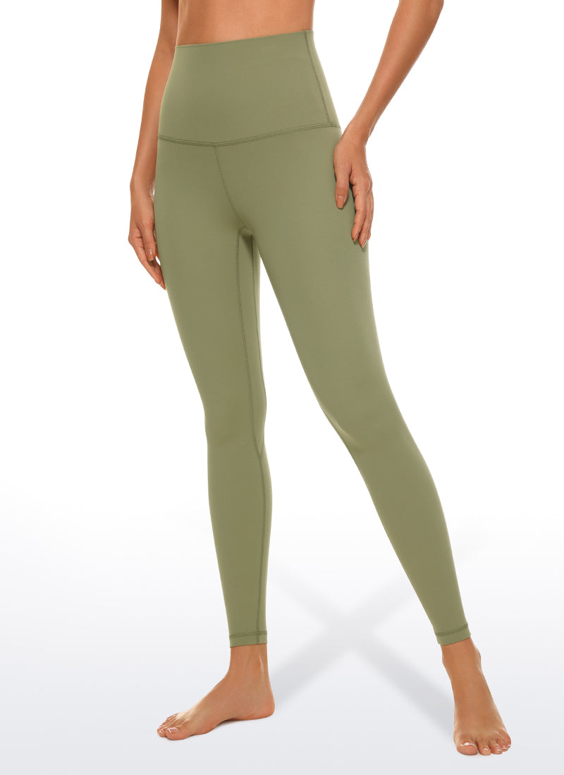 CRZ YOGA Women's Lounge Super High Rise Butterluxe Yoga Leggings 25'' Moss Green