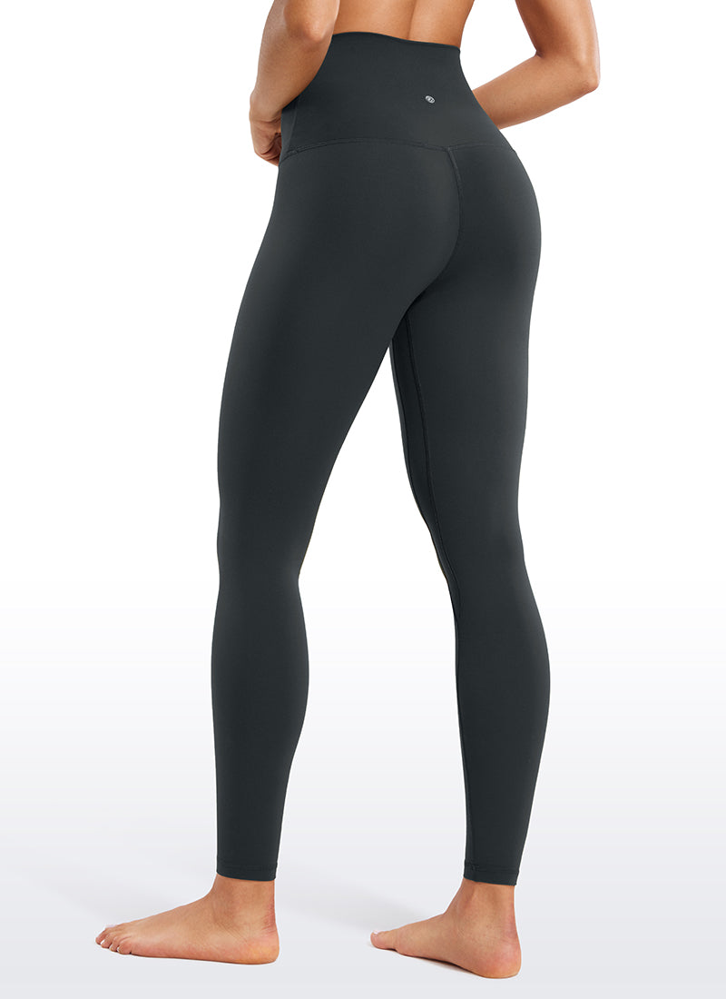 CRZ YOGA Women's Yoga Super High Waist Butterluxe Yoga Leggings 28'' Melanite