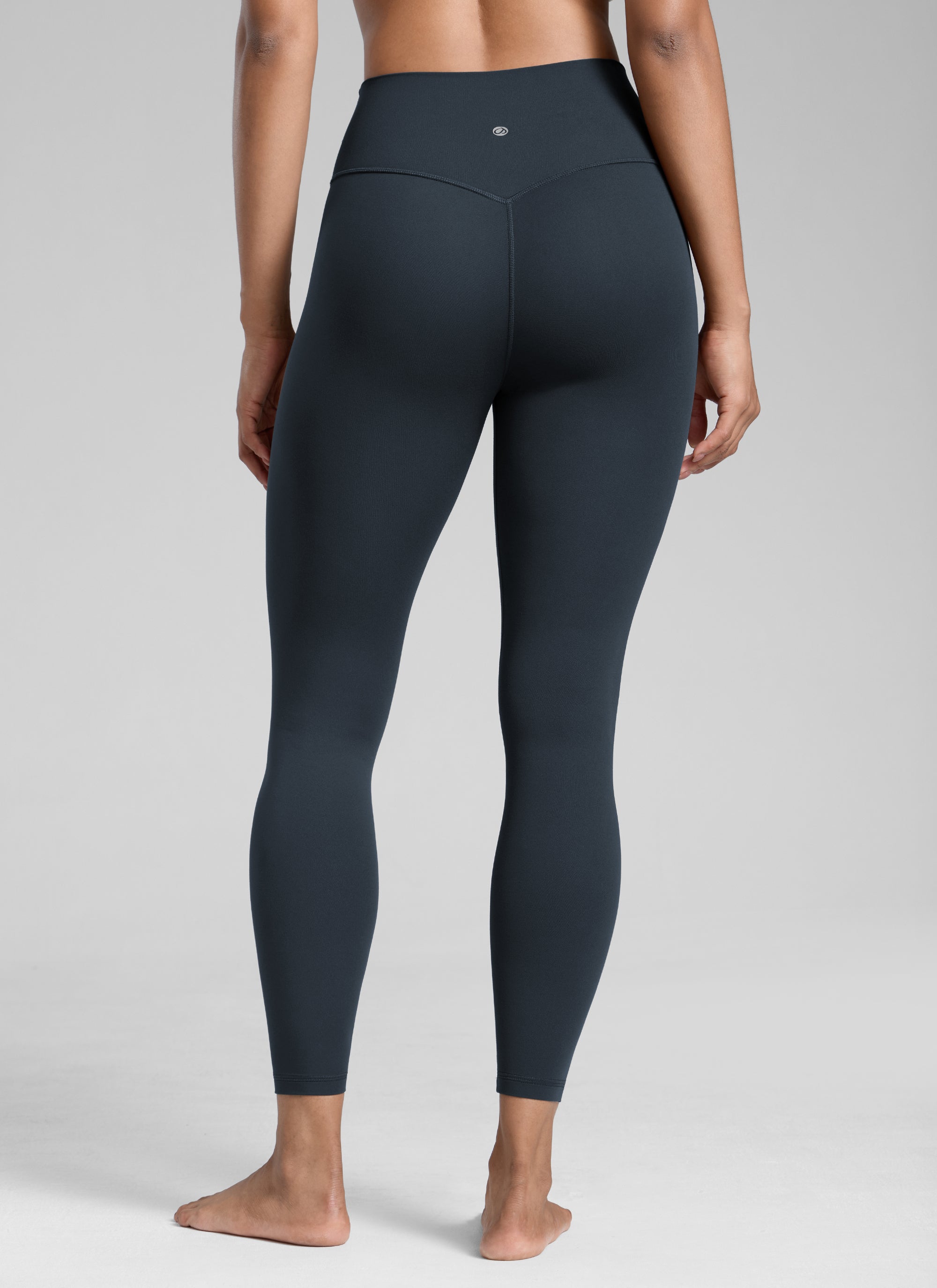 CRZ YOGA Women's Workout High Rise Butterlift Yoga Leggings 25'' True Navy