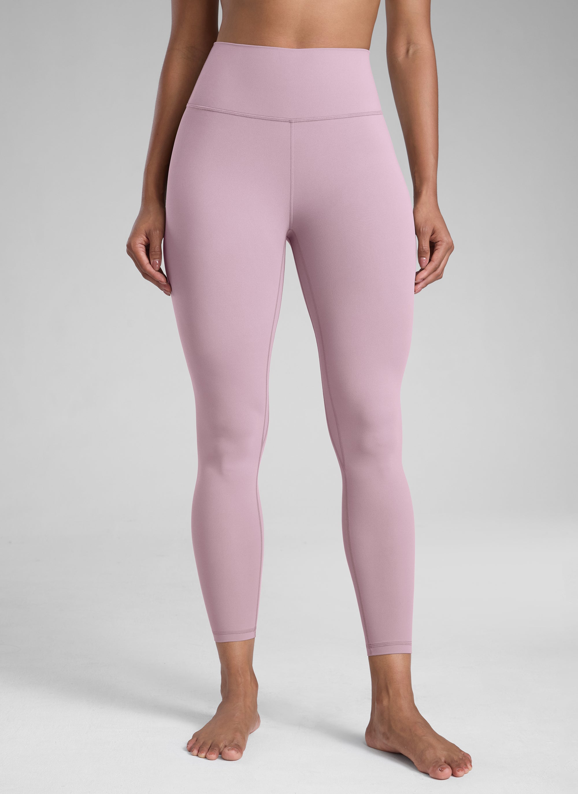 CRZ YOGA Women's Workout High Rise Butterlift Yoga Leggings 25'' Pink Lilac
