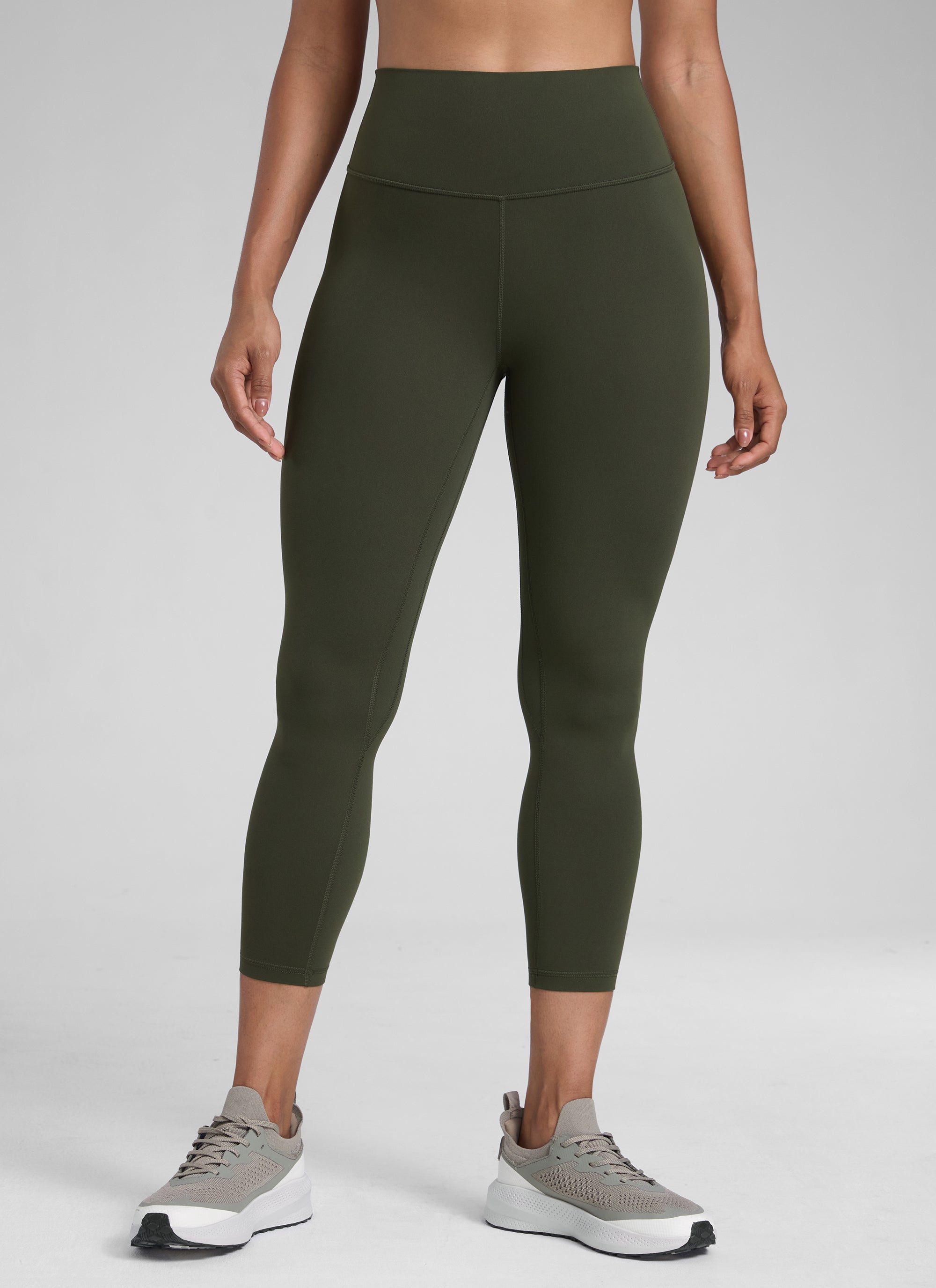 CRZ YOGA Women's High Waisted Capris Workout Leggings 23