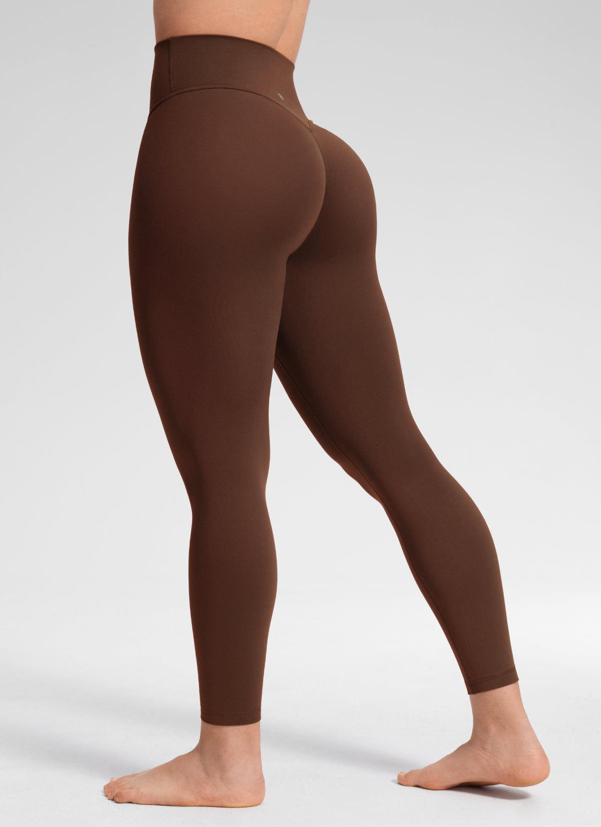 CRZ YOGA Softretch Secretsculpt™ Minor High Rise Front Seam Legging Lava Brown