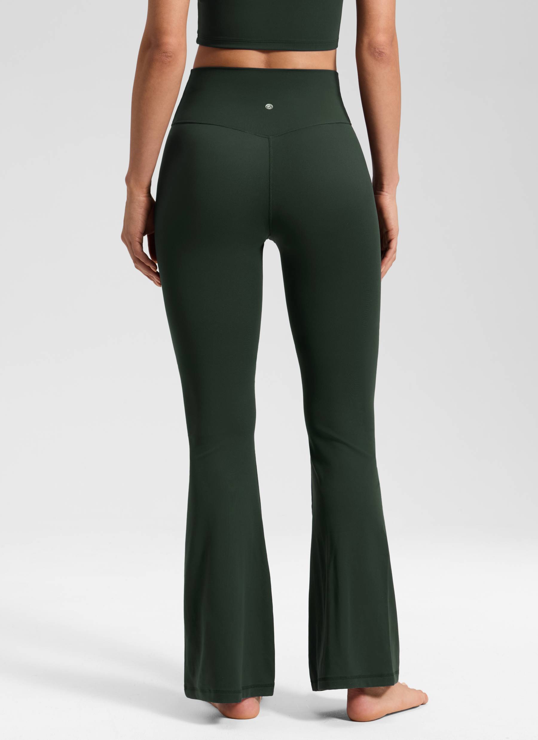 CRZ YOGA Women Butterluxe V Crossover High Waist Flare Leggings 31