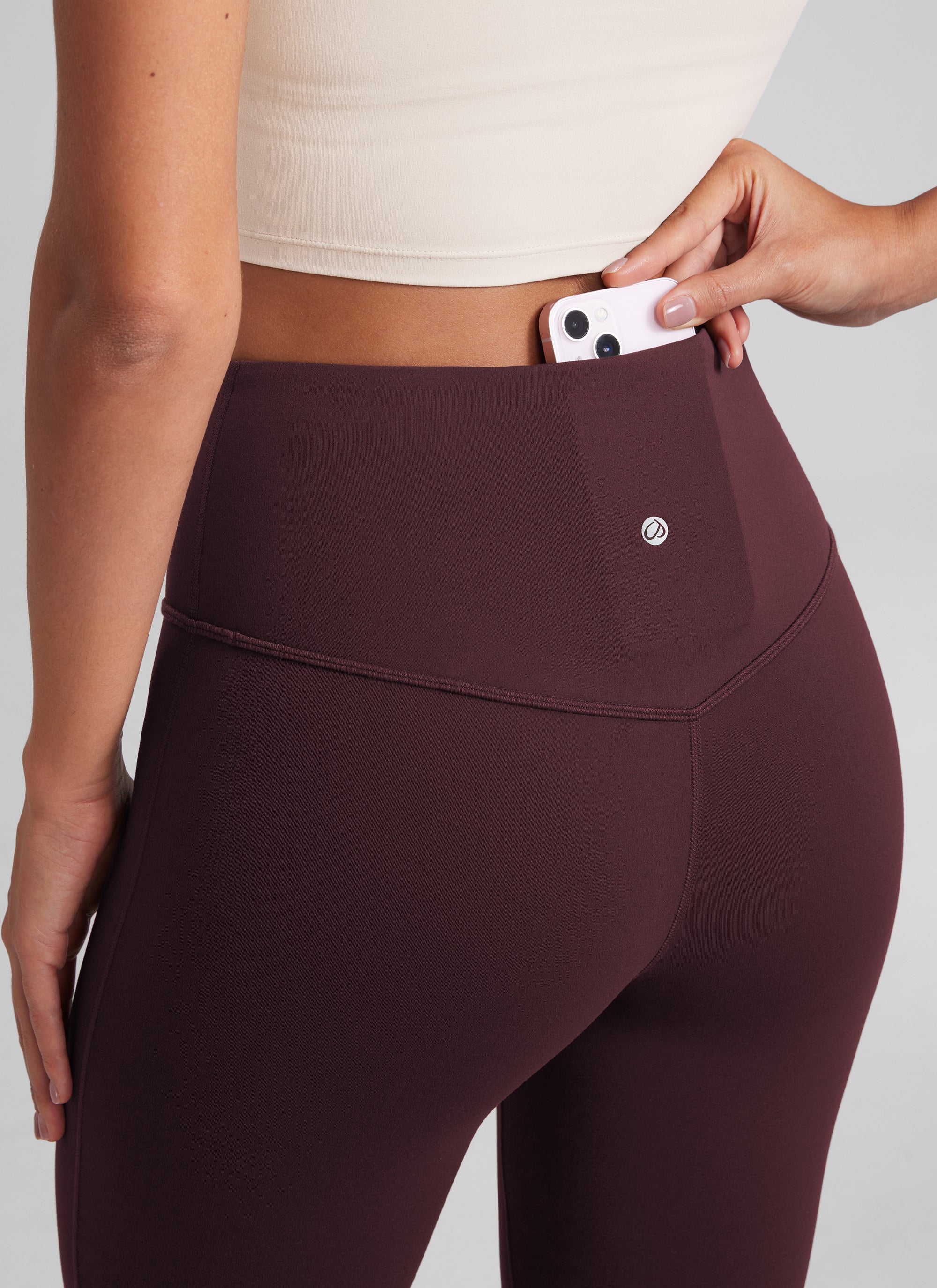 Butterluxe High Waist Flare Wide Leg Bootcut Pockets Leggings 33