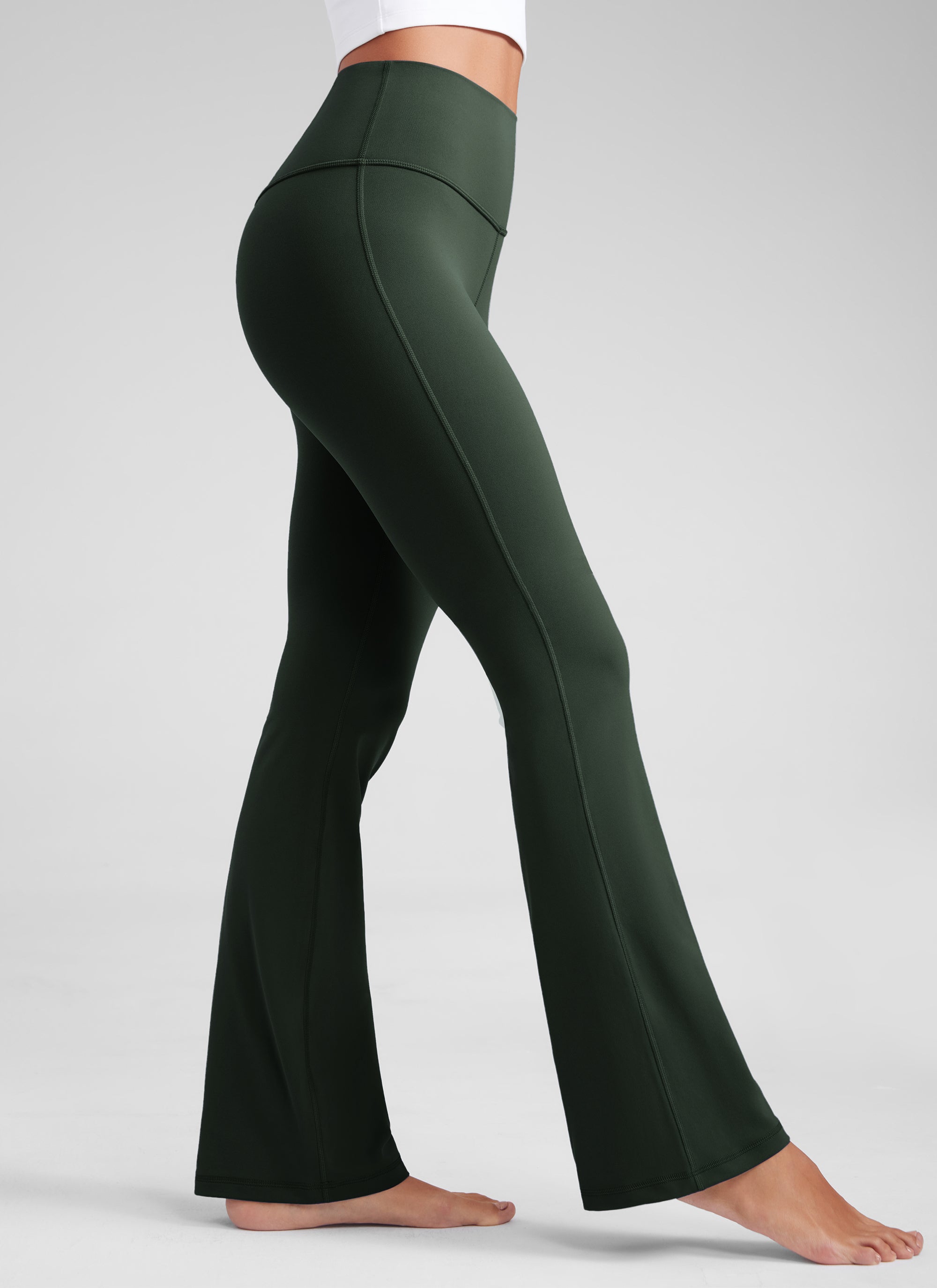 Butterluxe High Waist Flare Wide Leg Bootcut Pockets Leggings 31