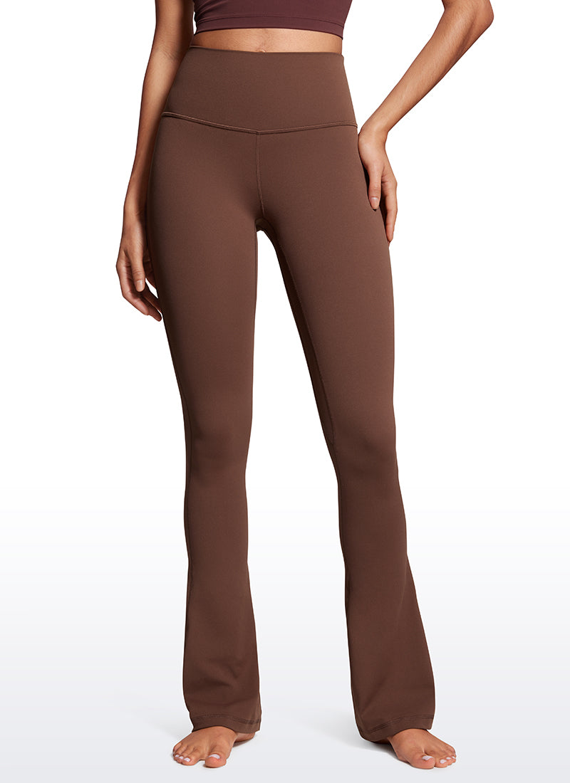 CRZ YOGA Women  Butterluxe High Waist Pockets Mini Flared Leggings 32