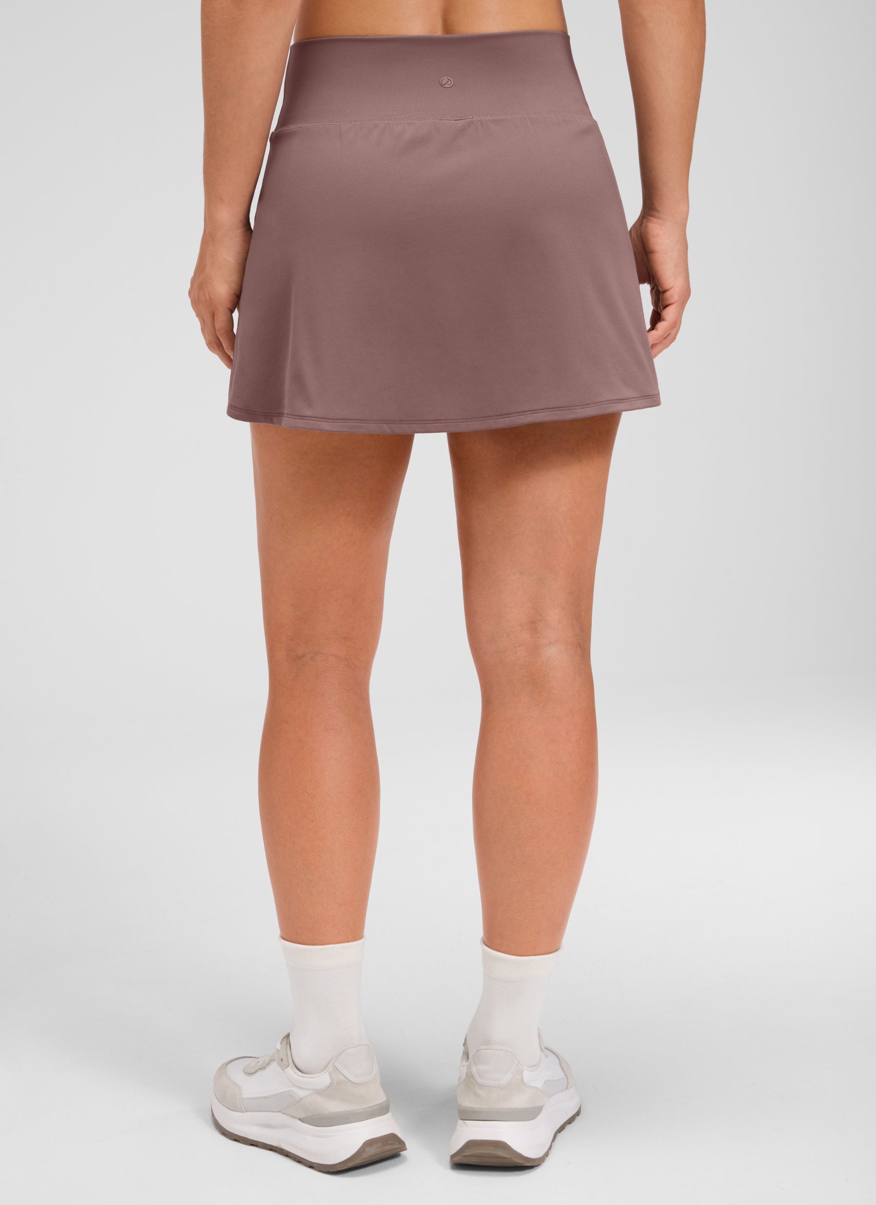 CRZ YOGA Women's Butterluxe High Rise Tennis Skirts 14.5'' with Pocket Mauve
