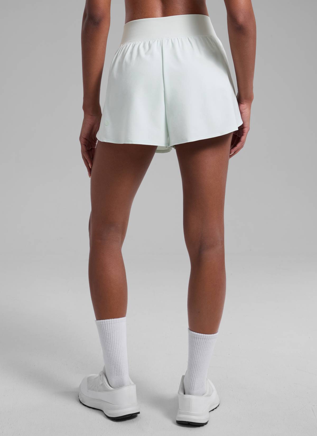 CRZ YOGA Women's Running High Waisted 2 in 1 Shorts with Pockets 3