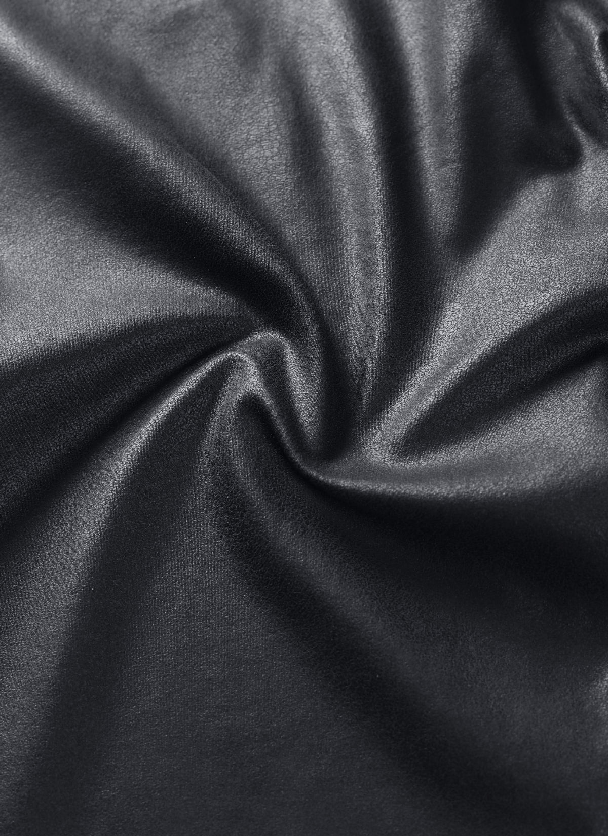 CRZ YOGA Women Butterluxe Matte Faux Leather No Front Seam Leggings 25'' Black Foil Pattern @model_info:pattern